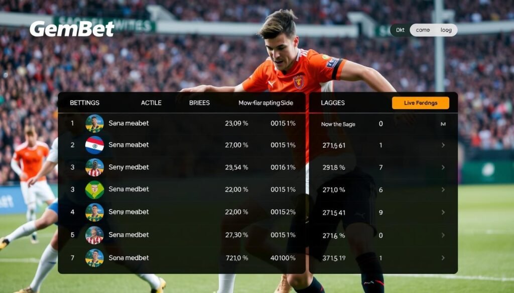 Football betting on GemBet Sports Betting platform