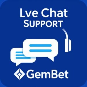 GemBet About Us - Live chat support icon