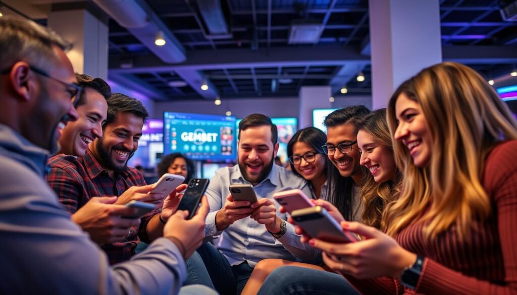 GemBet About Us - Players enjoying the GemBet platform